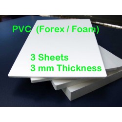 PVC Foamed FOREX  3mm 3 sheets