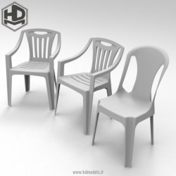 Resin chairs